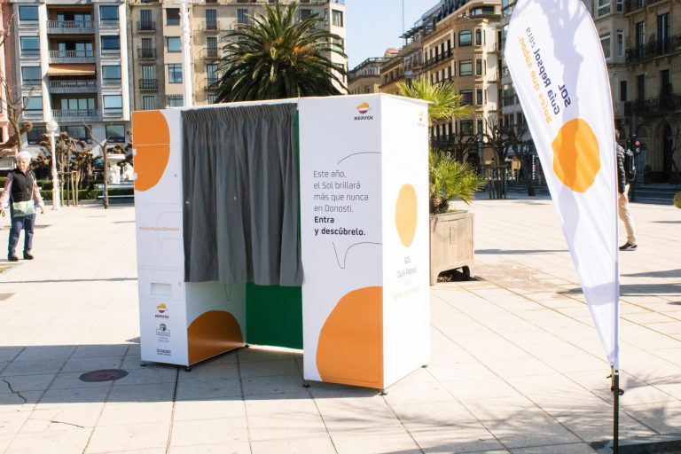 cabina fotomaton para promociones especiales